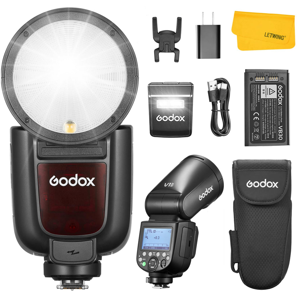 Godox V1Pro V1 Pro Round Head Camera Flash