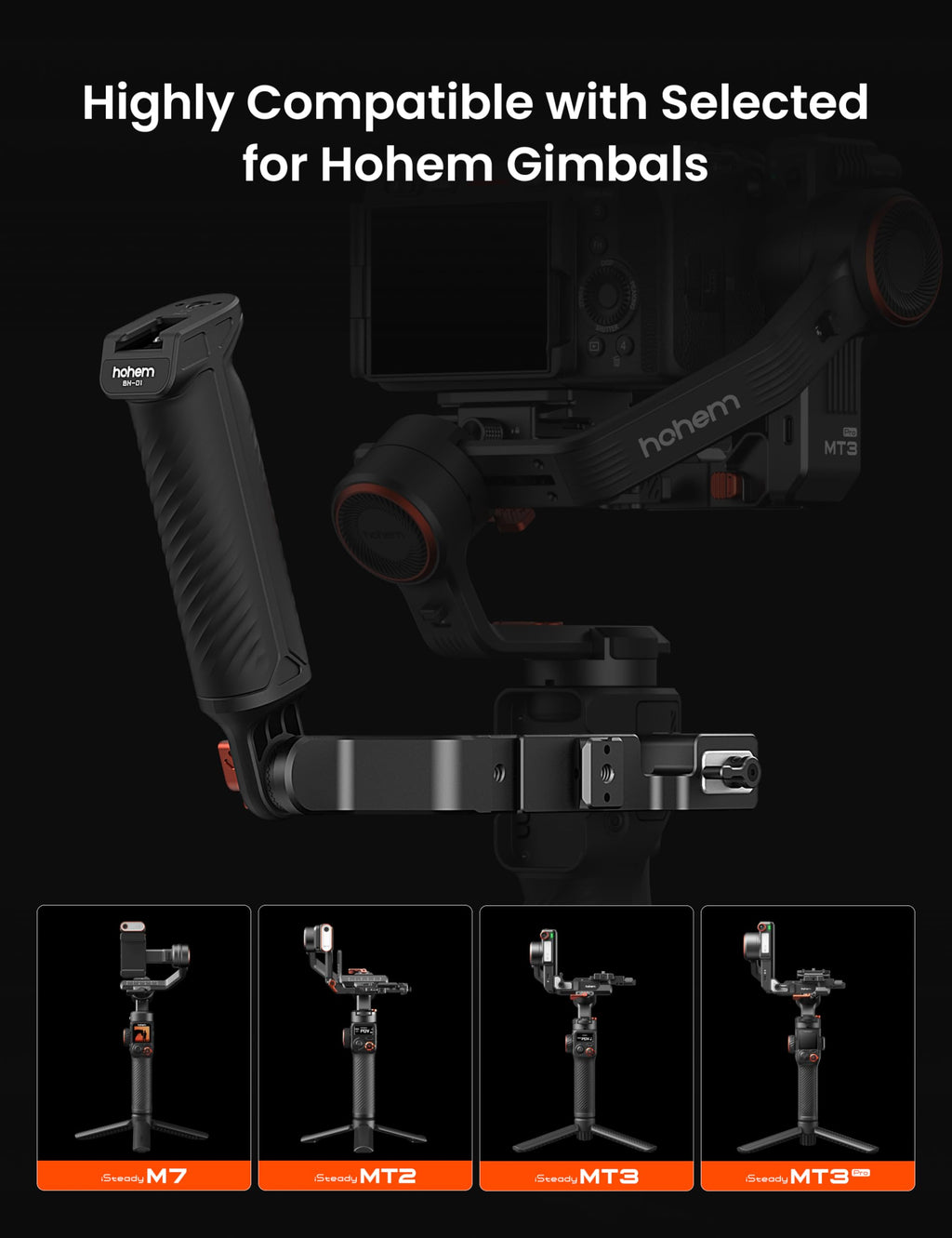 3-Axis Gimbal Stabilizer for Cameras & Smartphones