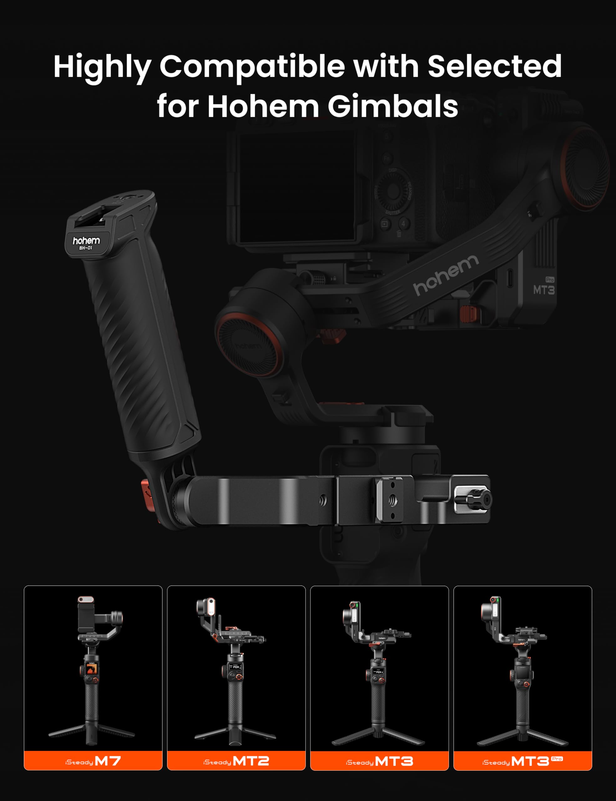 3-Axis Gimbal Stabilizer for Cameras & Smartphones