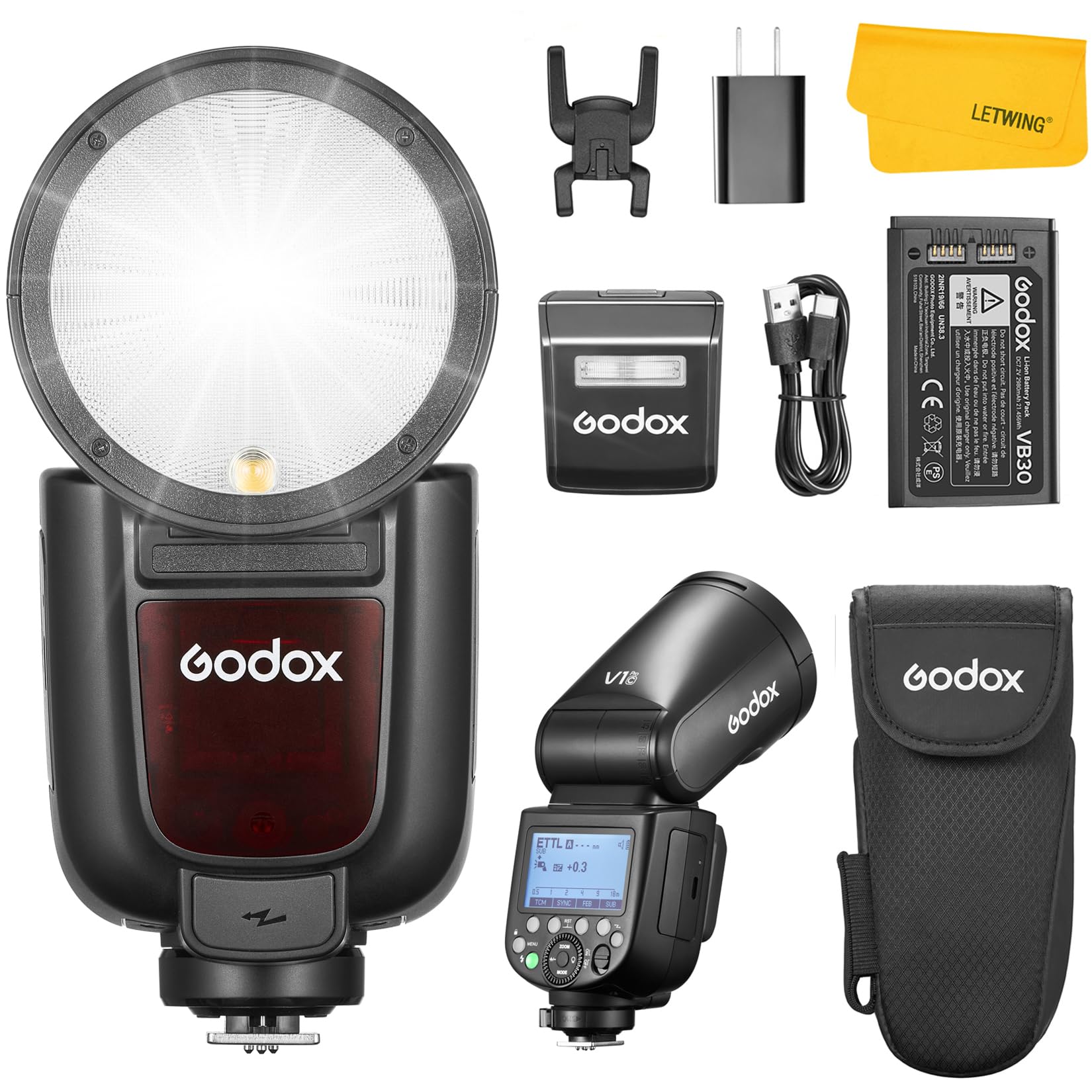 Godox V1Pro V1 Pro Round Head Camera Flash