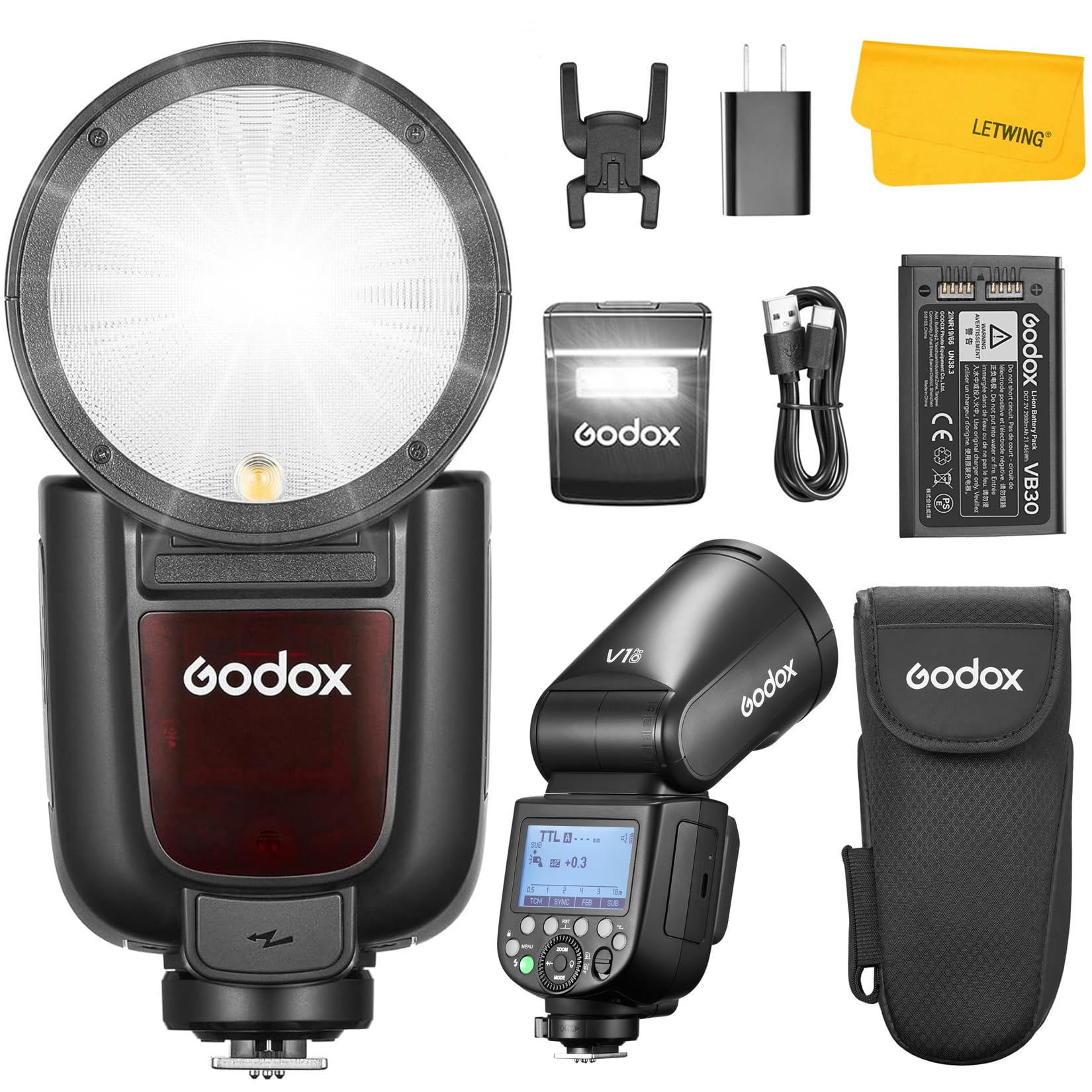 Godox V1Pro V1 Pro Round Head Camera Flash