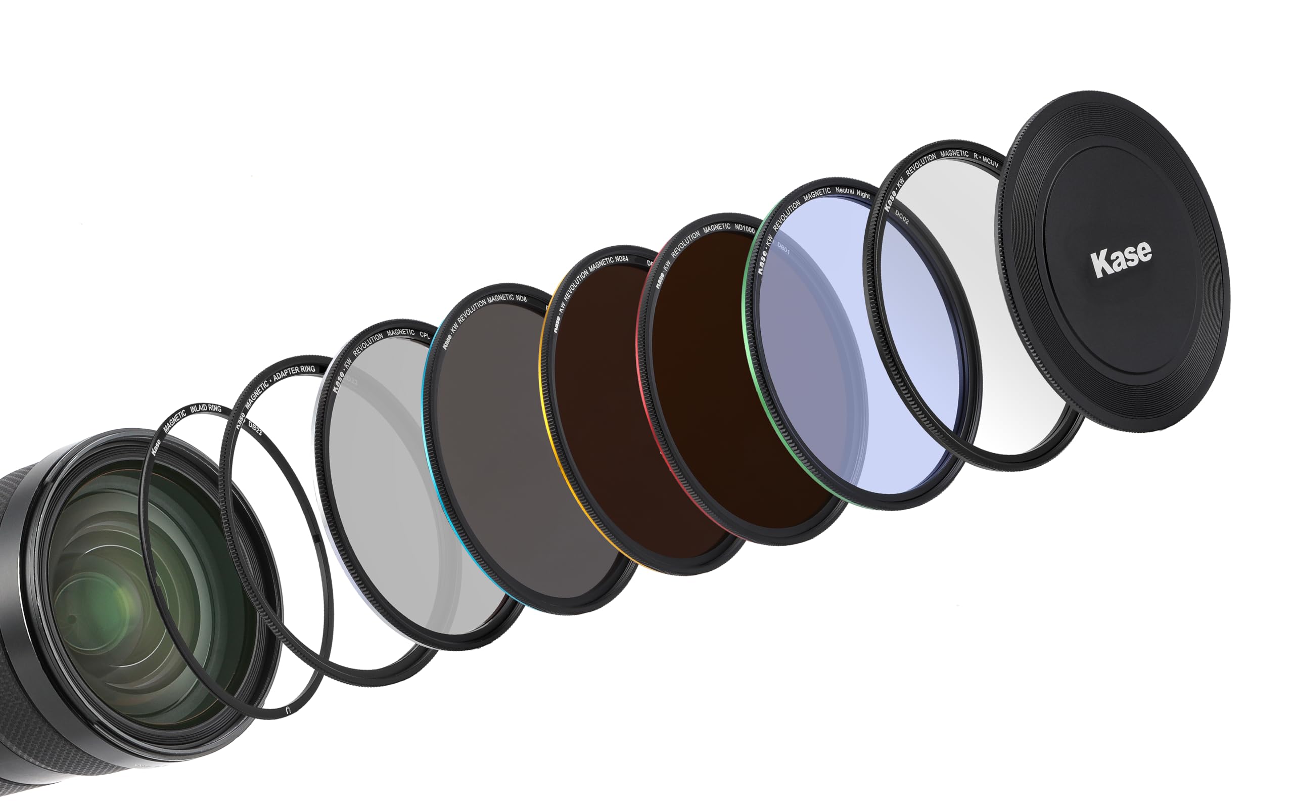 Magnetic Filter Kit with CPL, ND8, ND64, ND1000 & UV Filters