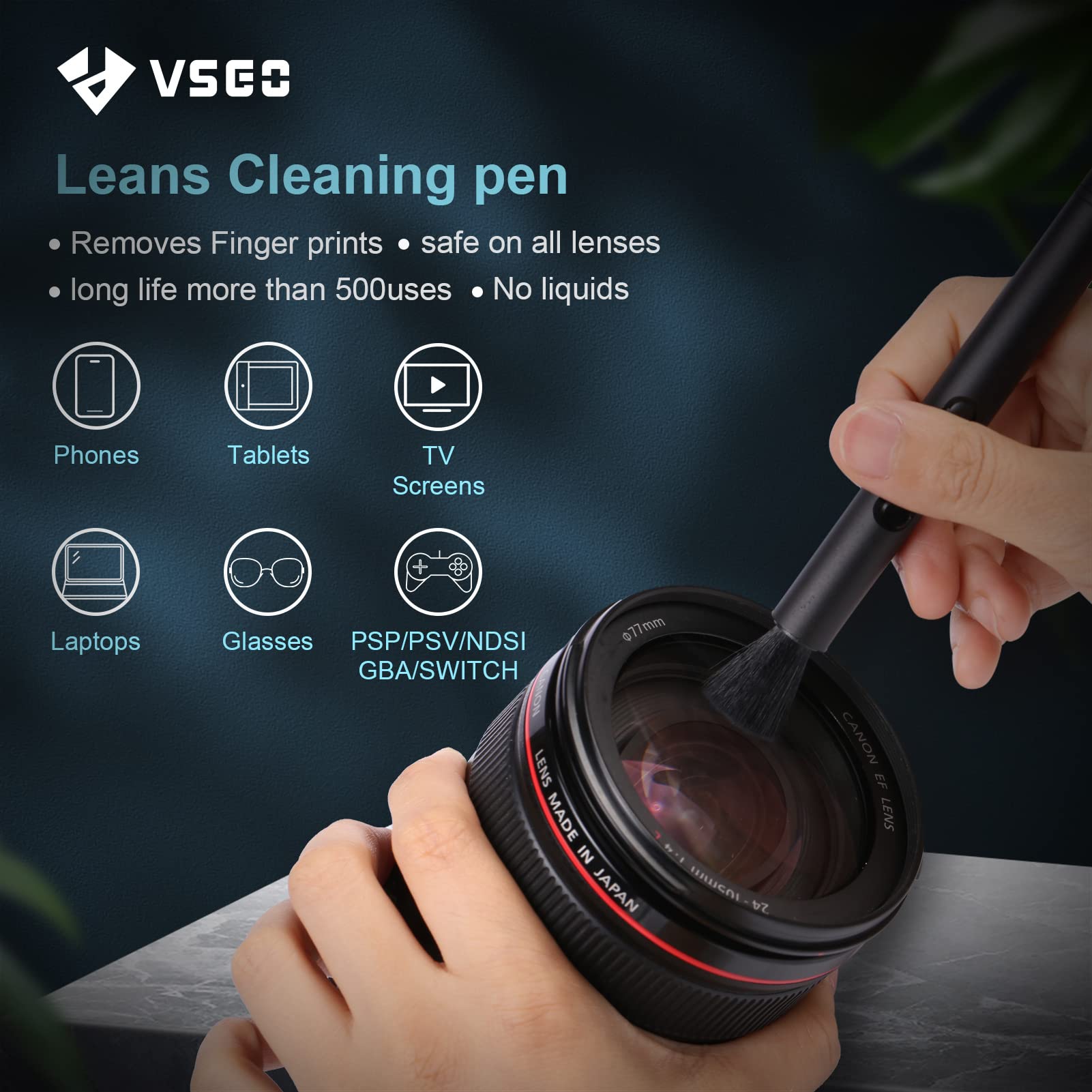 Professional Camera Cleaning Kit with Air Blower, Lens Pen & Carry Bag
