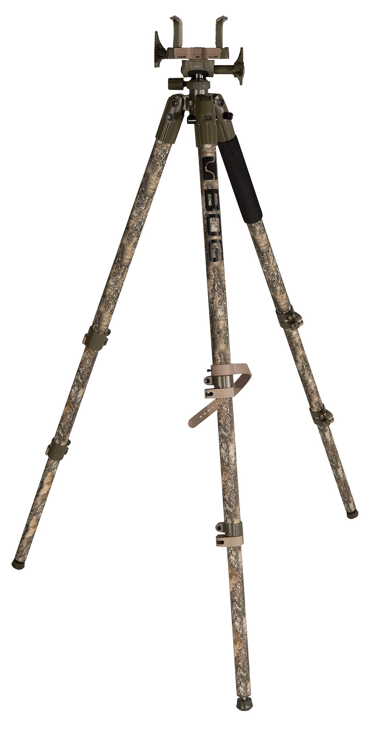 Aluminum Tripod with Adjustable Legs, Shooting Rest & Hands-Free Support