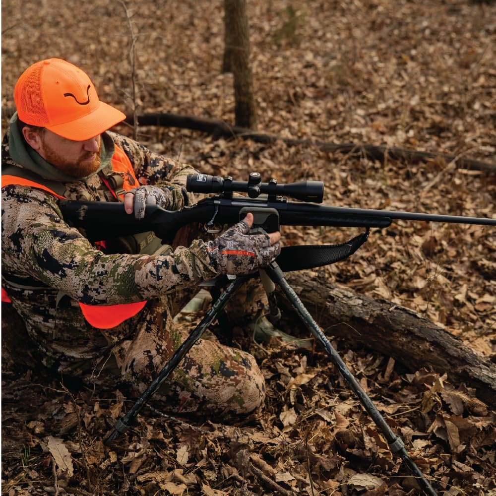 Aluminum Tripod with Adjustable Legs, Shooting Rest & Hands-Free Support