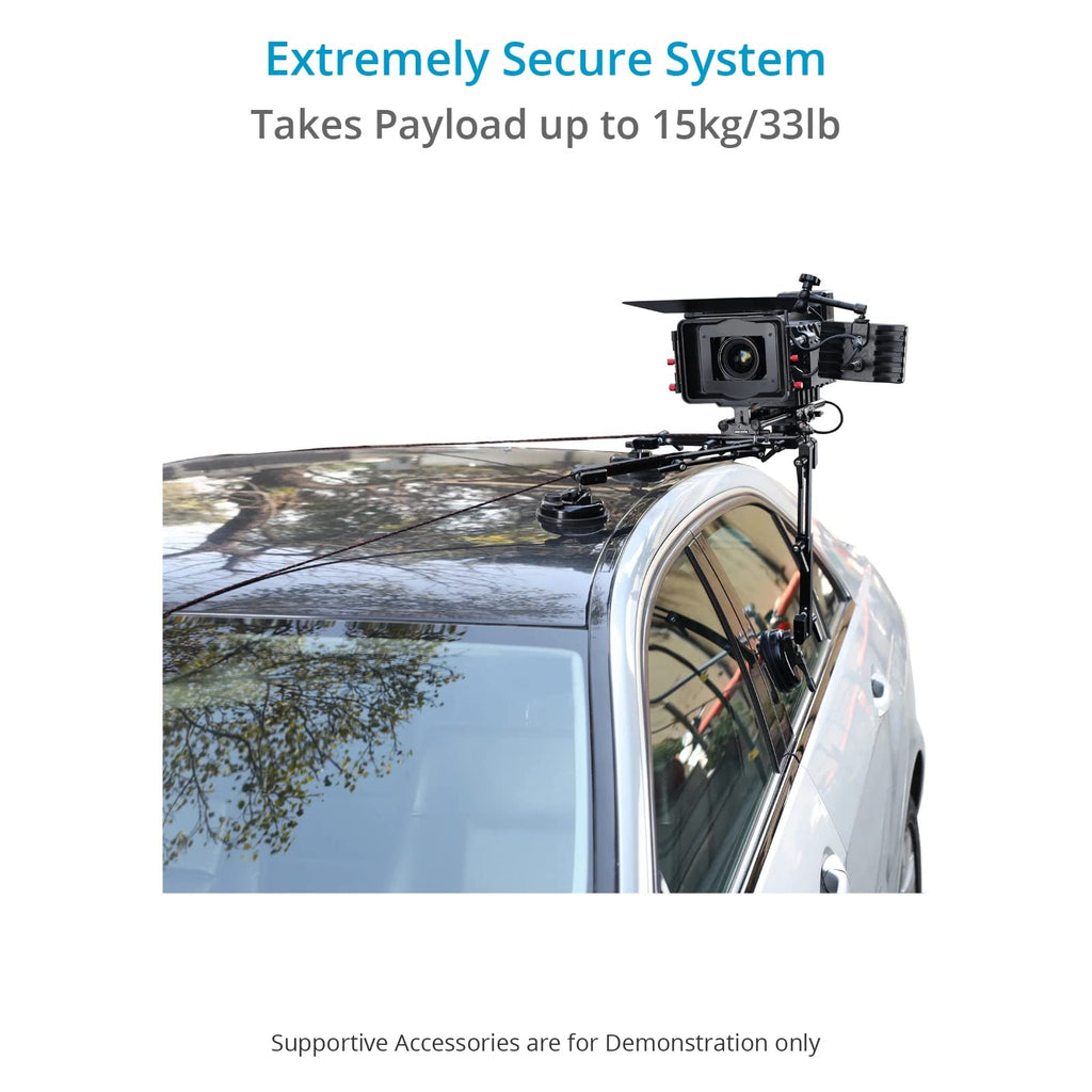 Suction Camera Mount for Vehicle Rigging with 15kg Payload