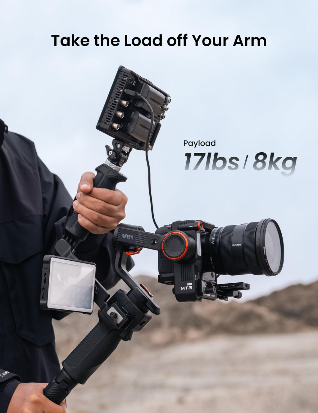 3-Axis Gimbal Stabilizer for Cameras & Smartphones