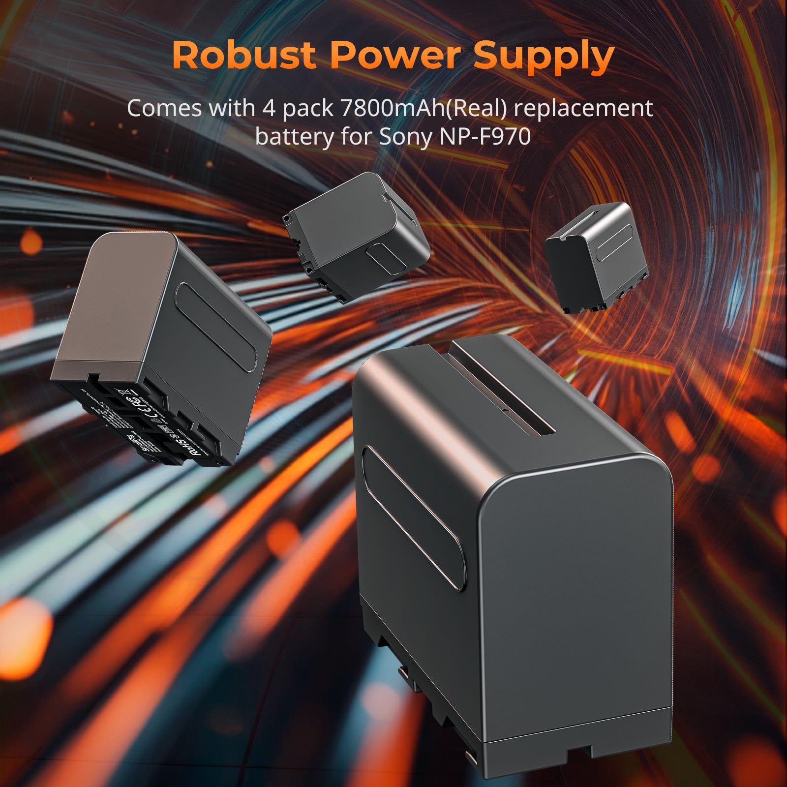 SmallRig 4-Channel NP-F970 Battery Charger Series