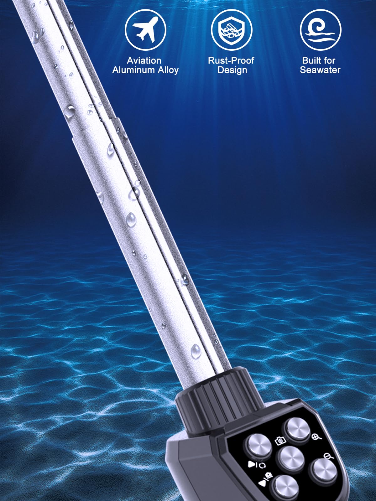 3-in-1 Diving Kit with Waterproof Phone Case & Bluetooth Selfie Stick