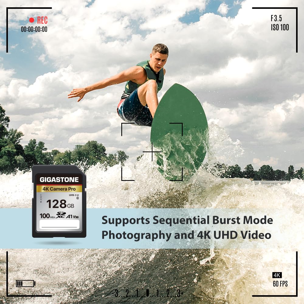 Full Size SD Card 128GB Camera Pro Core Group N1