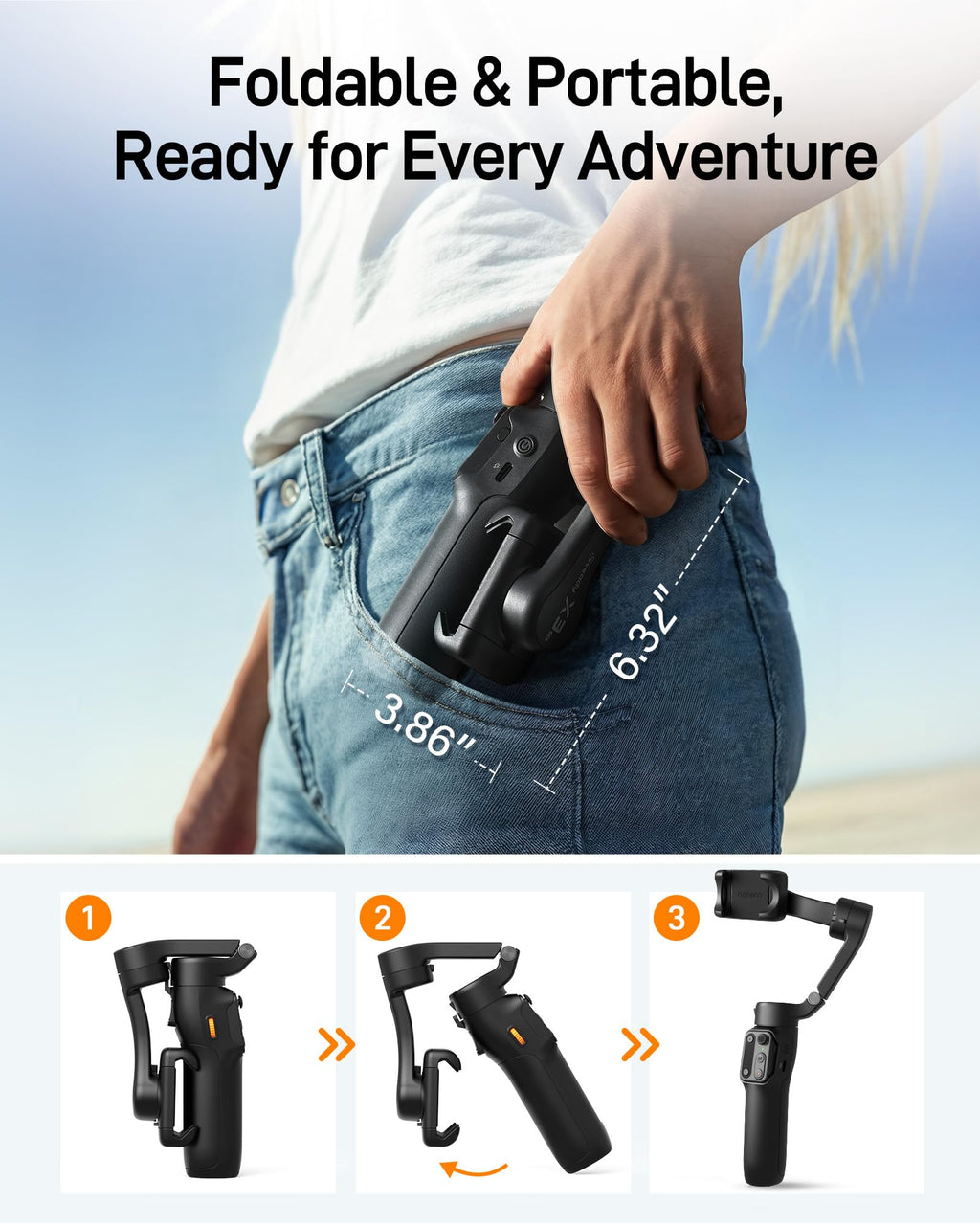 hohem iSteady x3se Gimbal Stabilizer for iPhone