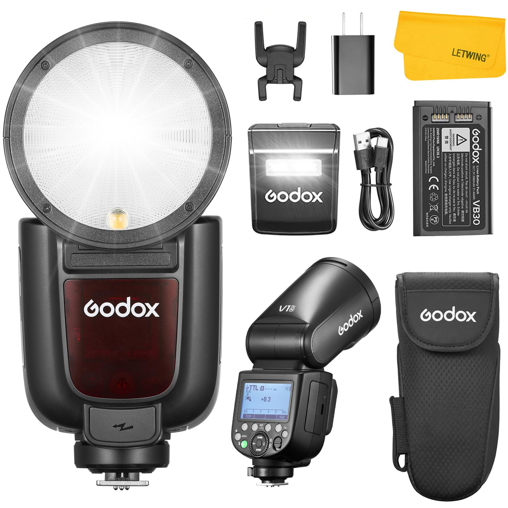 Godox V1Pro V1 Pro Round Head Camera Flash