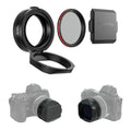 Lens Hood with CPL/Mist Filter & Quick Flip Adjustment for 40mm f/2 Lens