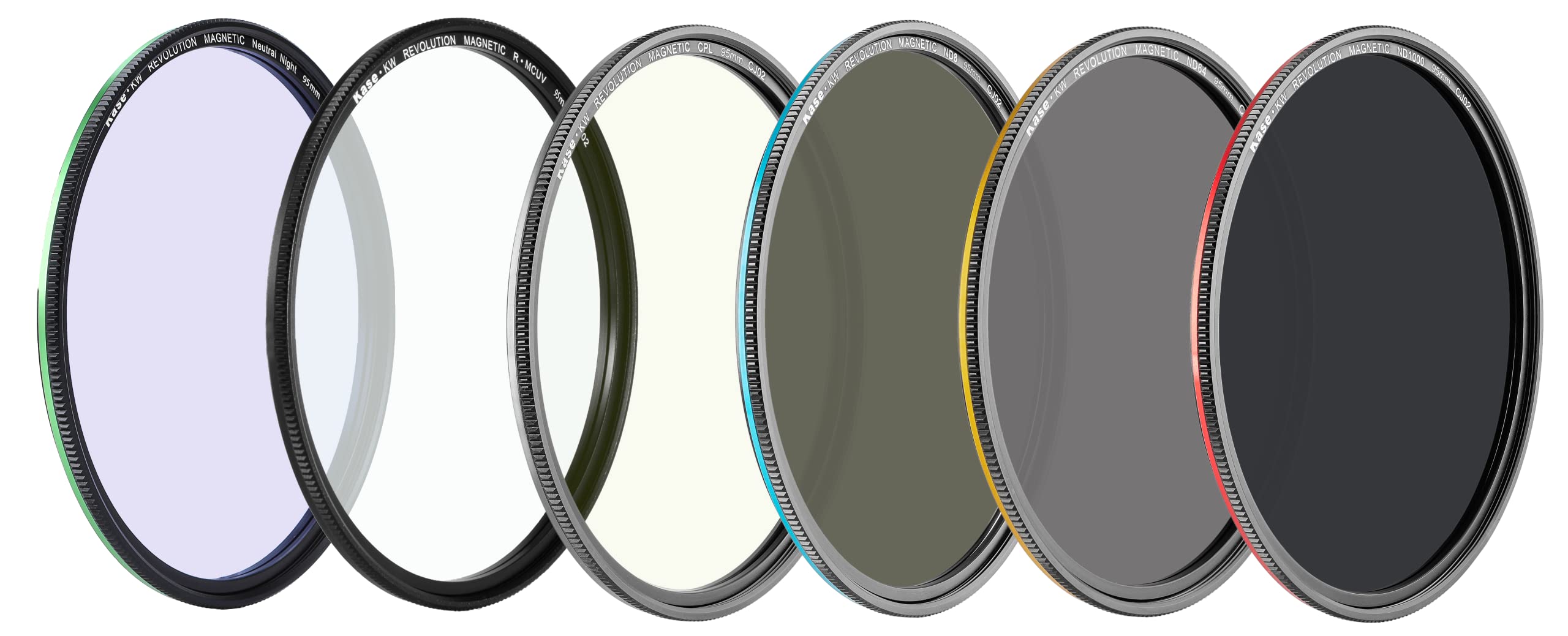 Magnetic Filter Kit with CPL, ND8, ND64, ND1000 & UV Filters