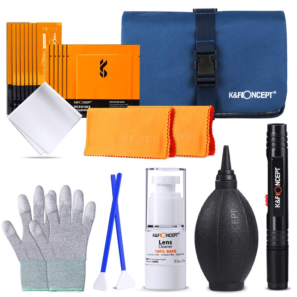 Professional Camera Cleaning Kit with Sensor Swabs, Lens Cleaner & Blower