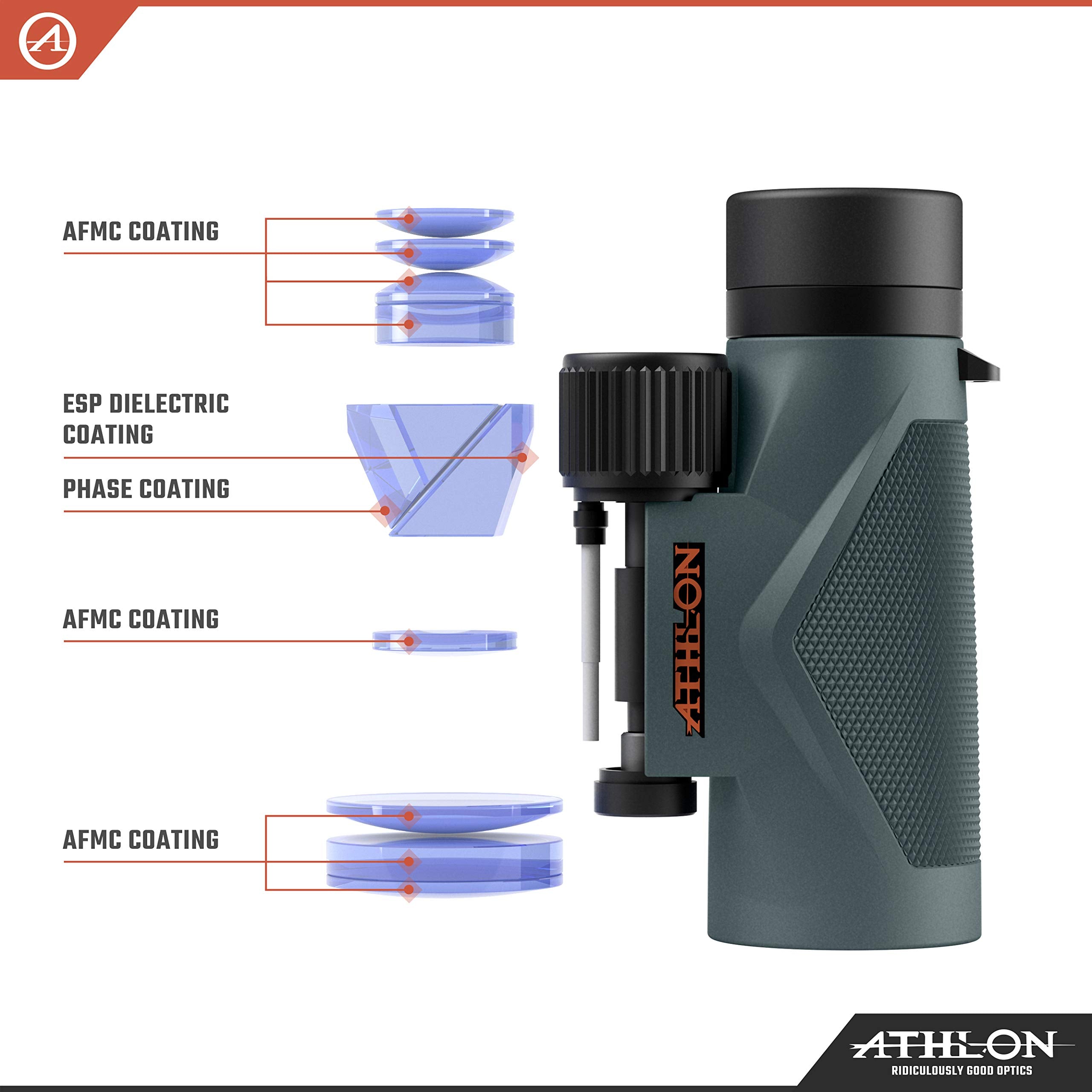 Athlon Optics Midas Roof Prism UHD Fernglas