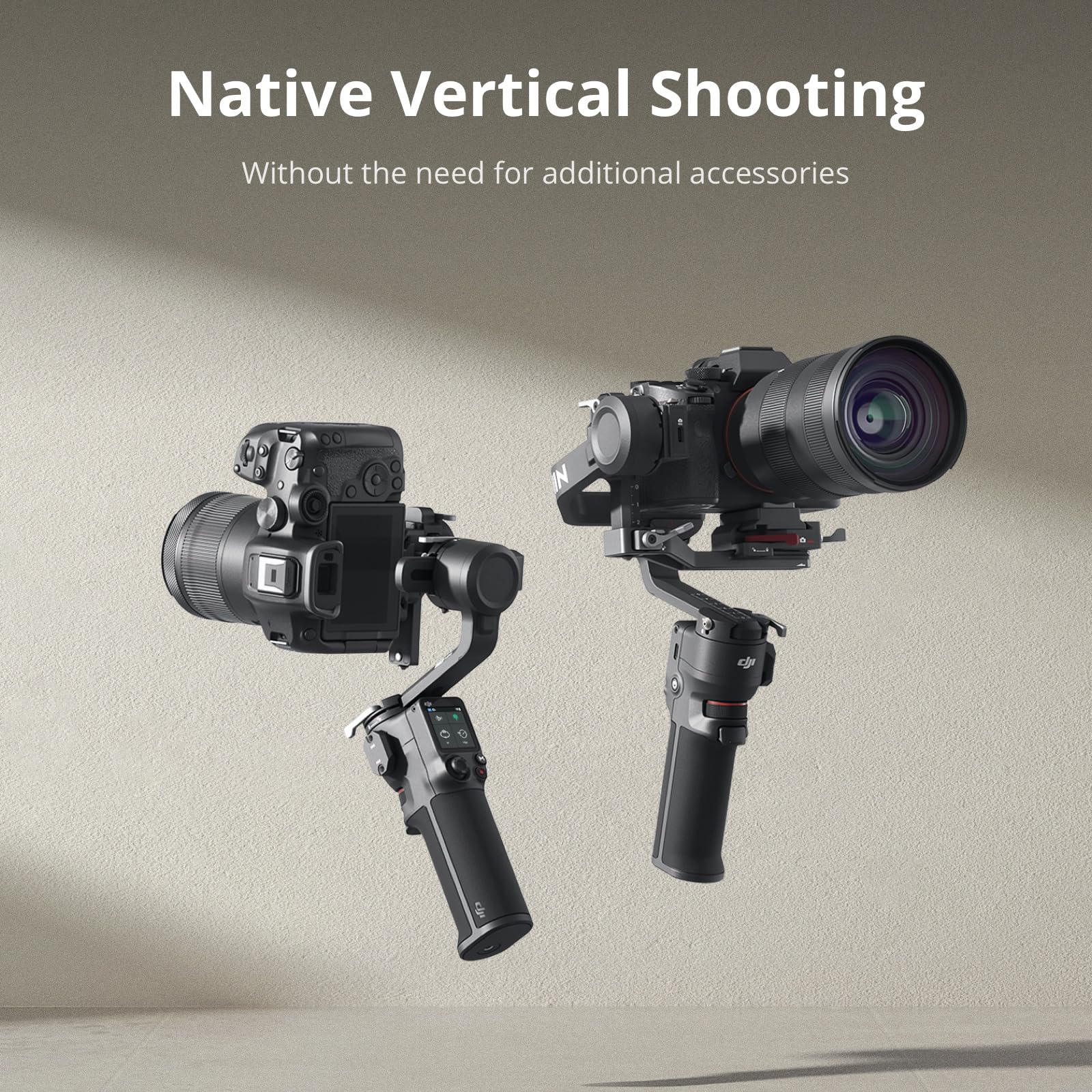 3-Axis Camera Gimbal Stabilizer with Native Vertical Shooting