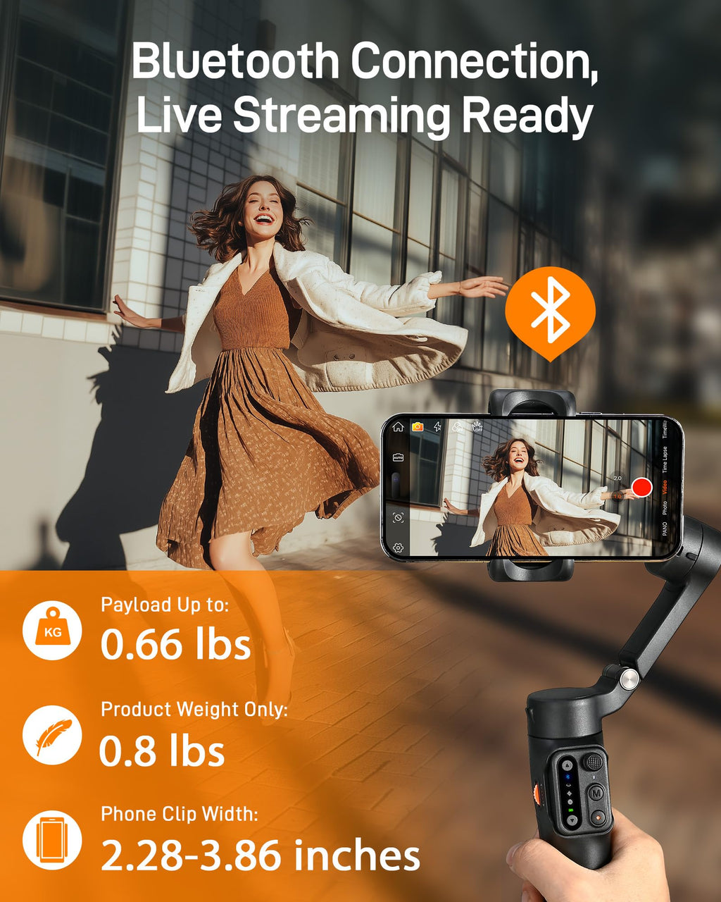 hohem iSteady x3se Gimbal Stabilizer for iPhone