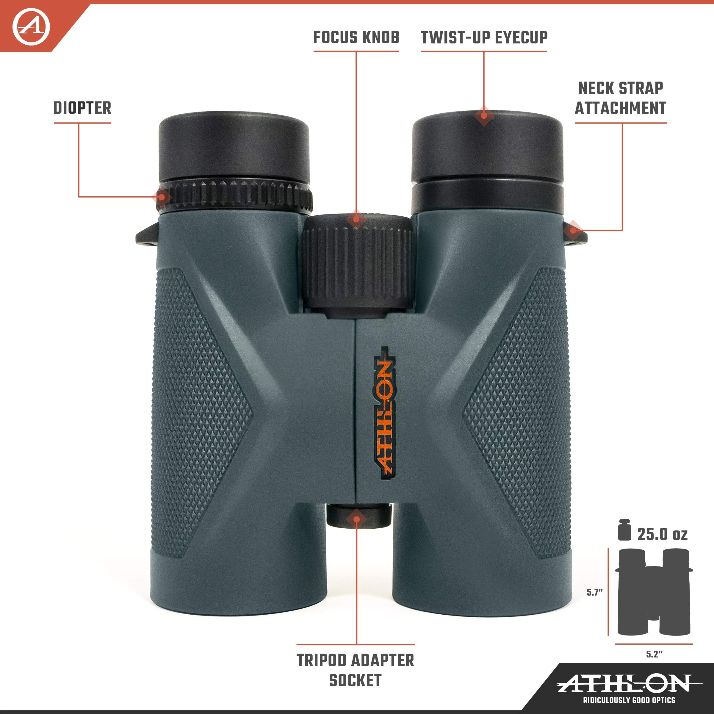 Athlon Optics Midas Roof Prism UHD Fernglas
