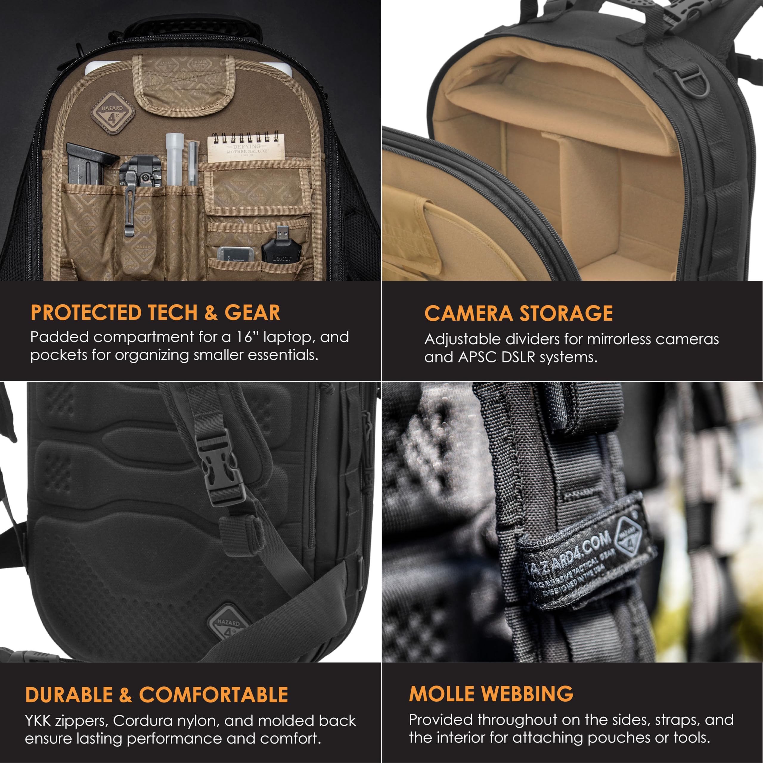 Impact-Resistant Camera & Drone Backpack